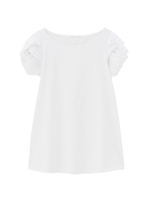 ツイストスリーブカットソー/オフホワイト(003)