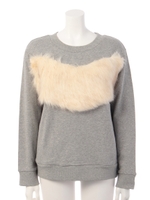 ファーラインボーイズスウェット/ブラック