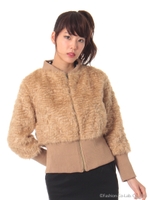 プードルブルゾン/ベージュ