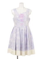 DreamingPowderSnowフェイクファートリムJSK/パープル