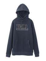 PILE LOGO SWEAT BIG HOODIE/ネイビー