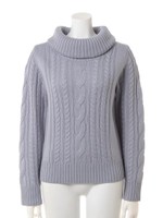 アランオフタートルプルオーバー/パウダーブルー