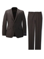 カラーストライプゼニアスーツ/ダークブラウン(343)