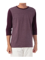 バイカラー七分袖カットソー/イエロー系(032)