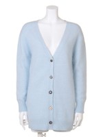 ビジューボタンロングカーディガン/LBLU