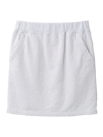 LEOPARD SWEAT SKIRT/ホワイト