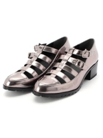 グラディエーター風ロ-ファ-パンプス/ゴールド(007)