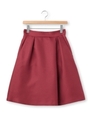 バックサテンミディ丈スカート/ネイビー(093)