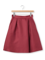 バックサテンミディ丈スカート/ネイビー(093)