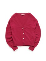 ビジューボタンカーディガン/IVR