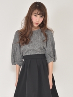 ビックスリーブブラウス/ピンク