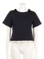 レースアップポンチトップス/BLU
