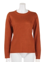 【ANAP】バックOPENニットトップス/レンガ(068)