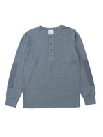 【GELATO PIQUE HOMME】ホットファブリックワッフルプルオーバー/GRY
