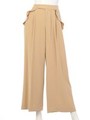【andGIRL掲載】ワイドパンツ/ベージュ