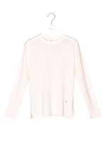 クルーネック長袖ビエラプルオーバー/WHT