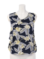 リリーサイドタックトップス/カーキ