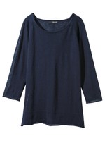 ＳＡＬＯＮ　ｂｙ　ＰＪ／フランダースリネンセーター/ネイビー