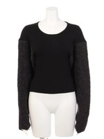 coverショルダーバルキーknit/BLK