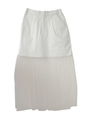 transfer skirt/white