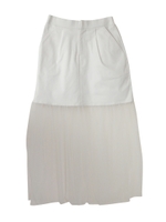 transfer skirt/white