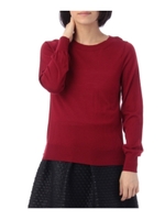 クルーネックウールニット/グレー(012)