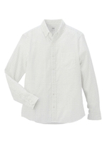 ツイルドットプリントボタンダウンシャツ/ダークオレンジ(168)