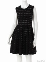 ドットジャガードニットワンピース/アイボリー