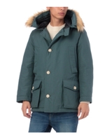 2WAYフーテッド中綿グログランブルゾン/ブルー系(096)