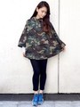 MILITARY PONCHO/オリーブ