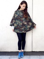 MILITARY PONCHO/オリーブ