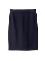 [L]フレスコストライプスカート/ネイビー(093)