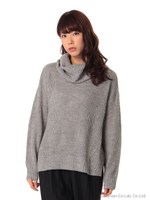 【12/10放送ヒルナンデス！紹介商品】・ドロップショルダータートルプルオーバー/Dark Green