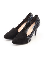 【ILIMA】オペラヒールパンプス/ベージュスエード