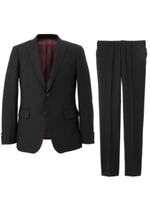 シャドーグレンチェックスーツ/ブラック(019)