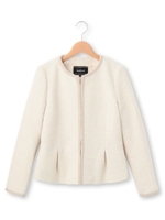 ツイードジャケット/ブラック(019)