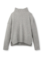 箔ボトルネックニットプルオーバー/ネイビー(093)