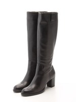 BBC レザーロングブーツ65/BLACK