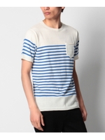 半袖ニットプルオーバー/ブルー(192)