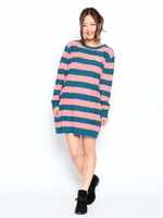 CABLE KNIT DRESS/ネイビー