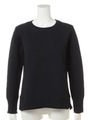 SLIT KNIT PULLOVER/NAVY