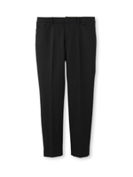 [L]ストレッチアンクル丈パンツ/ブラック(019)