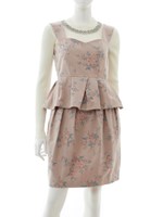 【andGIRL掲載】　　ローズジャガードビスチェ/ピンク