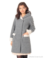 ニットボンディングボアコート 3/コン