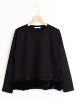 ベロアフリルプルオーバー/Ｃ／グレー