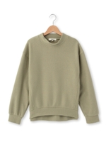 起毛ハイネックゆるカットソー/グレー(012)