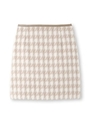 千鳥柄スカート/ブラック(219)
