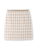 千鳥柄スカート/ブラック(219)