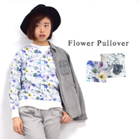 FLOWERロングスリーブプルオーバー