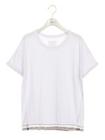 【emmi studio】メッシュビッグTシャツ/BLK